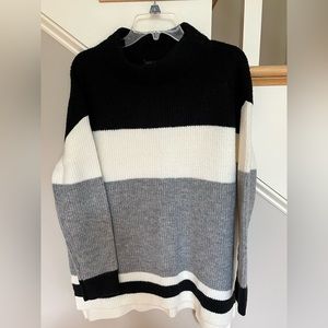 Talbots size L striped sweater